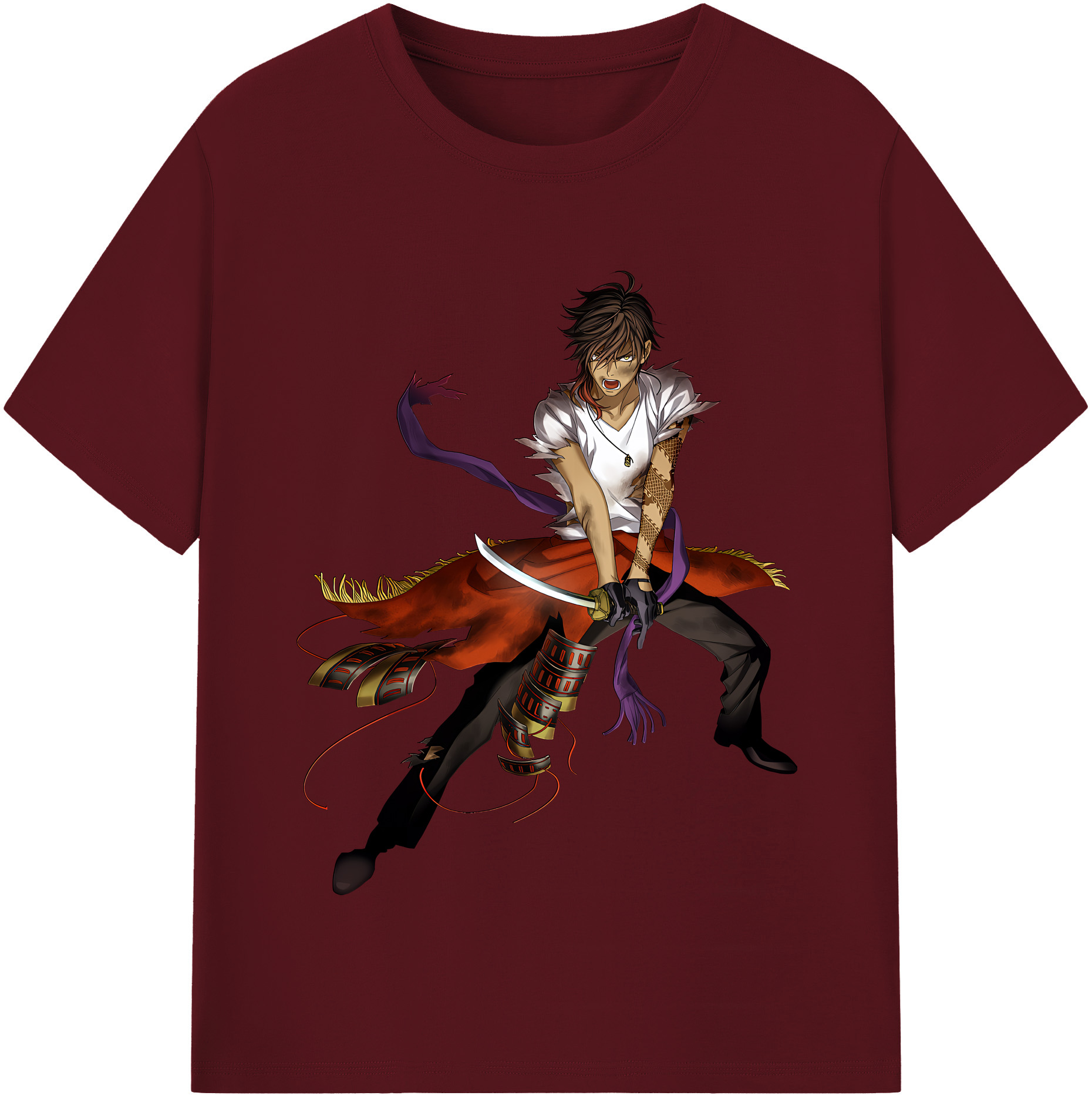 （画像用） 刀剣乱舞 Touken Ranbu 綿100％半袖Tシャツ（フロントプリント）